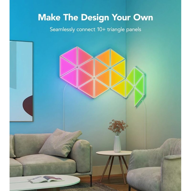 Govee Glide Tri-angle Light Panels 10PCS - H6067 Govee Glide Tri-angle Light Panels 10PCS - H6067